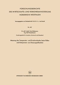 Produktbild: Messung des Temperatur- und Druckverlaufes beim F&uuml;llen und Entspannen von Dissousgasflaschen