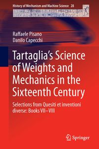 Produktbild: Tartaglia&rsquo;s Science of Weights and Mechanics in the Sixteenth Century