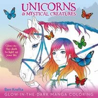 Produktbild: Unicorns & Mystical Creatures Glow-In-The-Dark Manga Coloring