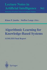 Produktbild: Algorithmic Learning for Knowledge-Based Systems