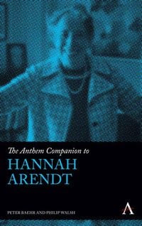 Produktbild: The Anthem Companion to Hannah Arendt