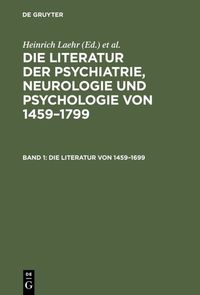 Produktbild: Die Literatur von 1459&ndash;1699