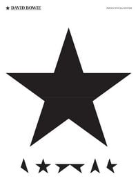 Produktbild: David Bowie - Blackstar Piano, Vocal, Guitar Songbook Sheet Music with Lyrics, Chord Diagrams and Vocal Arrangements Official Pvg Folio Featuring All 7 Songs from David Bowiea S Final Studio Album