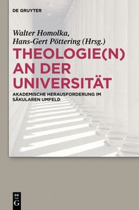 Produktbild: Theologie(n) an der Universit&auml;t