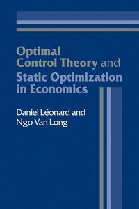 Produktbild: Optimal Control Theory and Static Optimization in Economics