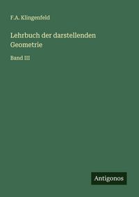 Produktbild: Lehrbuch der darstellenden Geometrie