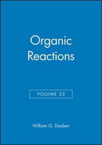 Produktbild: Dauben, W: Organic Reactions, Volume 22