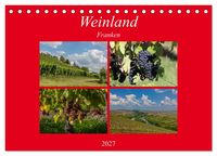 Produktbild: Weinland Franken (Tischkalender 2027 DIN A5 quer), CALVENDO Monatskalender