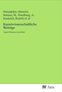 Produktbild: Kunstwissenschaftliche Beitr&auml;ge