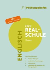 Produktbild: Pr&uuml;fungsheft & Training - 2026 Englisch Realschule &ndash; Hessen &ndash; Original-Pr&uuml;fungen und L&ouml;sungen