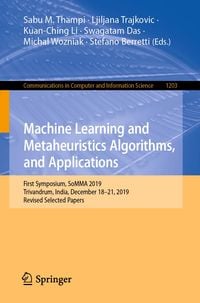 Produktbild: Machine Learning and Metaheuristics Algorithms, and Applications