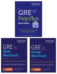 Produktbild: GRE Complete Ninth Edition (2026): Includes 6 Full Length Practice Tests, 2500+ Practice Questions + Online Access to 1000+ Question Bank, Video Explanations, and a Kaplan Live Online Class