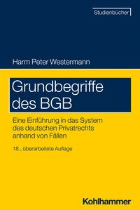 Bild vom Artikel Grundbegriffe des BGB vom Autor Harm Peter Westermann