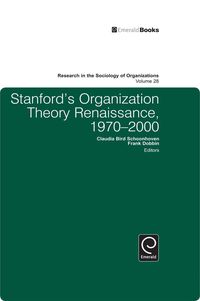 Produktbild: Stanford's Organization Theory Renaissance, 1970-2000