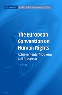 Produktbild: The European Convention on Human Rights