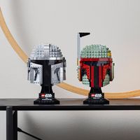 LEGO Star Wars 75328 Mandalorianer Helm, Sammlerstück Modell für Erwachsene