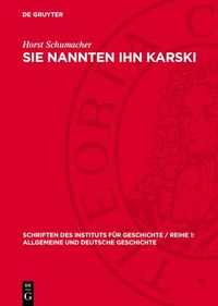 Produktbild: Sie nannten ihn Karski