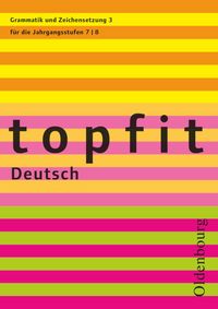 Produktbild: Topfit Deutsch - 7./8. Jahrgangsstufe