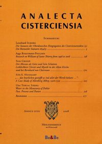 Produktbild: Analecta Cisterciensia 58 (2008)