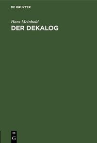 Produktbild: Der Dekalog