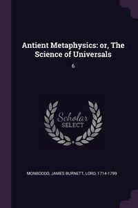 Produktbild: Antient Metaphysics