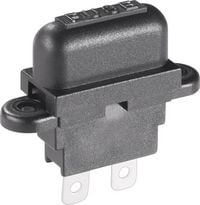 Produktbild: TRU COMPONENTS Kfz Flachsicherungs-Halter Flachsicherung Standard 30A 1St.