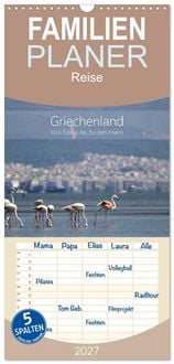 Produktbild: Familienplaner 2027 - Griechenland - Von Epirus bis zu den Inseln mit 5 Spalten (Wandkalender, 21 x 45 cm) CALVENDO