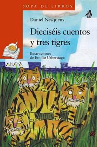 Produktbild: Diecis&eacute;is cuentos y tres tigres