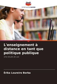 Produktbild: L'enseignement &agrave; distance en tant que politique publique