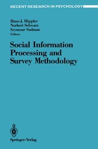 Produktbild: Social Information Processing and Survey Methodology