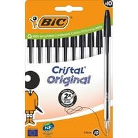 Produktbild: BIC Kugelschreiber Cristal Original 0.4mm schwarz, 10er Set