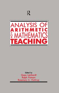 Produktbild: Analysis of Arithmetic for Mathematics Teaching