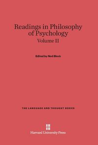 Produktbild: Readings in Philosophy of Psychology, Volume II