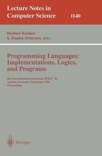 Produktbild: Programming Languages: Implementations, Logics, and Programs