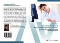 Produktbild: Generalisierung von Besch&auml;ftigungsunsicherheit?