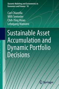 Produktbild: Sustainable Asset Accumulation and Dynamic Portfolio Decisions