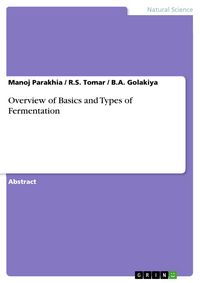 Produktbild: Overview of Basics and Types of Fermentation