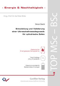 Produktbild: Entwicklung und Validierung einer Ultraschallmessdiagnostik f&uuml;r zylindrische Zellen