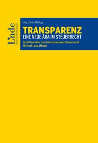 Produktbild: Transparenz - Eine neue &Auml;ra im Steuerrecht