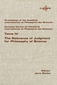 Produktbild: The Relevance of Judgment for Philosophy of Science