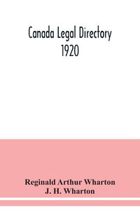 Produktbild: Canada legal directory 1920