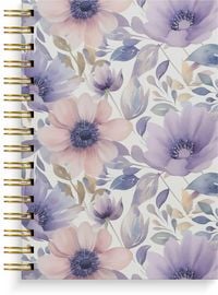 Produktbild: Burde Notizbuch A5 lilac flowers