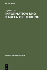 Produktbild: Information und Kaufentscheidung