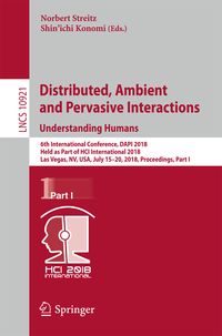 Produktbild: Distributed, Ambient and Pervasive Interactions: Understanding Humans