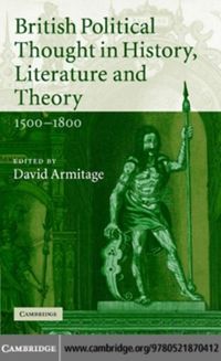 Produktbild: British Political Thought in History, Literature and Theory, 1500-1800