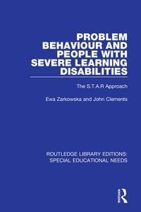 Produktbild: Problem Behaviour and People with Severe Learning Disabilities