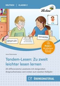 Produktbild: Tandem-Lesen: Zu zweit leichter lesen lernen