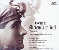 Produktbild: Lauri-Volpi, G: Portrait Of Lauri-Volpi Vol.2