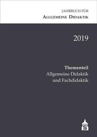 Produktbild: Jahrbuch f&uuml;r Allgemeine Didaktik 2019