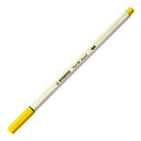Bild vom Artikel Premium-Filzstift mit Pinselspitze für variable Strichstärken - STABILO Pen 68 brush - Einzelstift - gelb vom Autor 